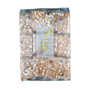逢國食品 黃金口福 手工雪花堅果沙琪瑪 12入  420g  1袋
