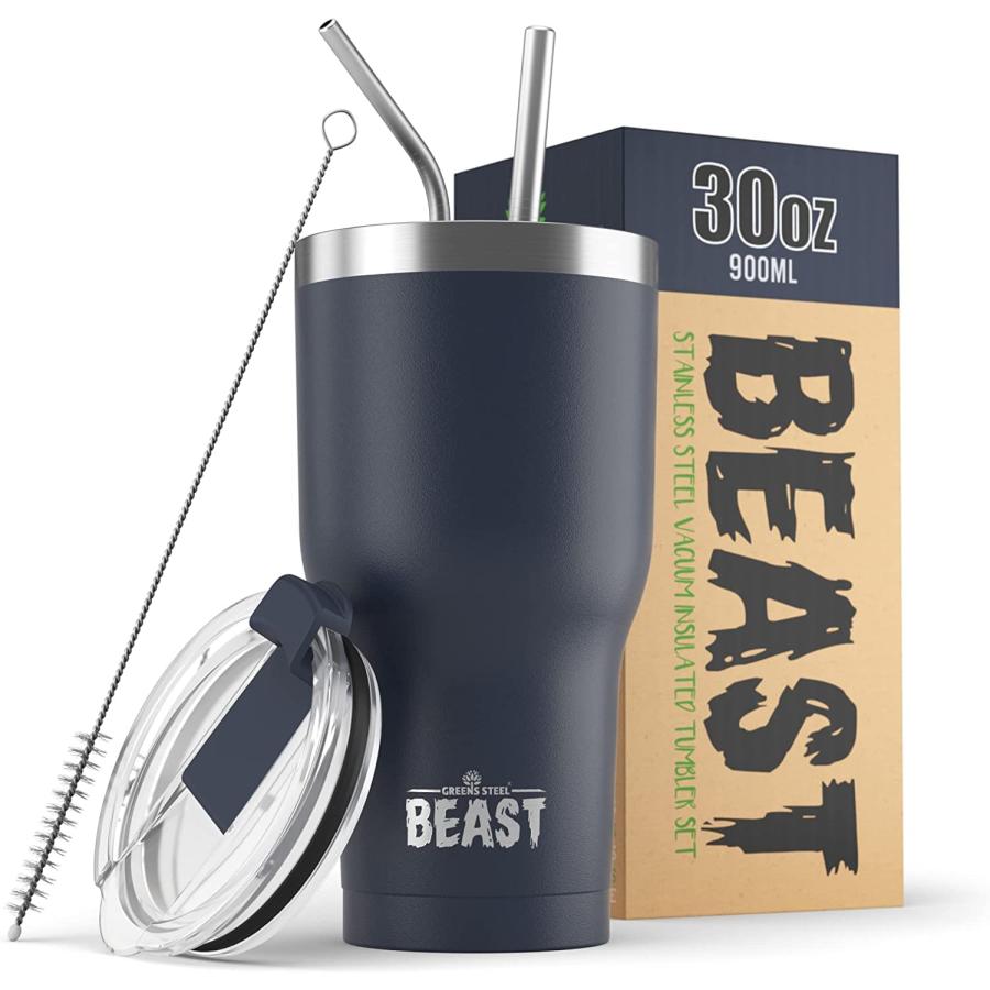 YETI Beast oz Tumbler Stainless Steel Vacuum Insulated Coffee Ice Cup Double Wall Travel Flask