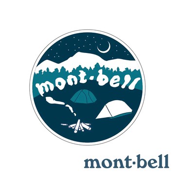 【mont-bell】野營貼紙-STICKER CAMP 1124860 戶外 露營 登山 健行 裝飾 時尚 貼紙