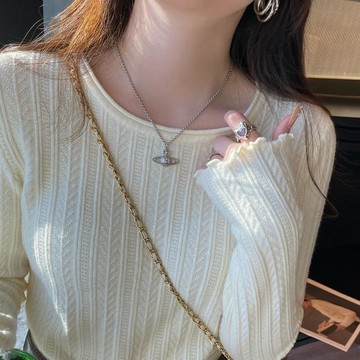 打底衫女新款早秋穿搭內搭白色木耳邊針織衫春秋上衣修身毛衣