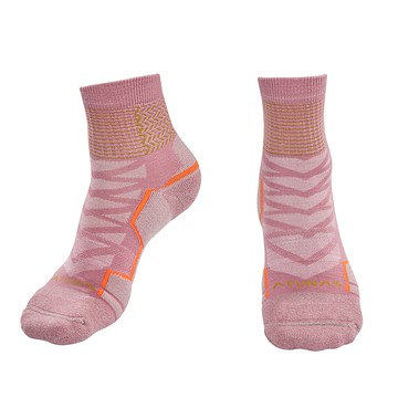 短筒美麗諾羊毛襪(A1ASGZ12N粉紅/抗臭/羊毛/厚底/保暖襪)