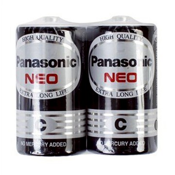 國際牌 Panasonic 2號 C 電池 碳鋅電池 黑色 2入 /組【CUBE卡最高10%回饋】
