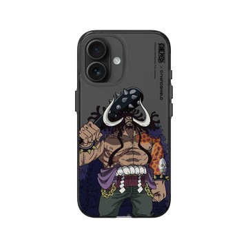 iPhone 16 Clear (相機按鈕) 酷墨灰 - 航海王 One Piece - 角色系列-凱多