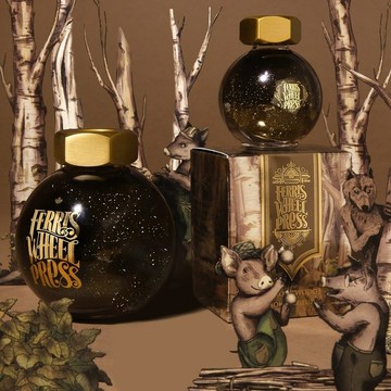 FWP摩天輪 水晶瓶 20ml / 85ml 鋼筆閃粉墨水-奇想之森