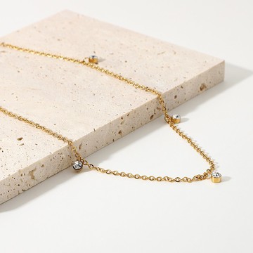 繁星點點復刻鑽石K金項鍊 Starry Necklace