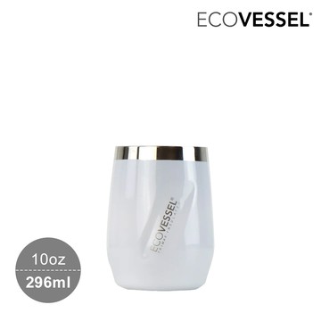 ECOVESSEL Port 真空保溫杯 10oz (296ml)｜白WP