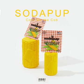 【 現貨】 美國 SODAPUP 玉米造型 啃咬玩具 藏食玩具 益智玩具 抗焦慮玩具 天然橡膠玩具｜ RBB