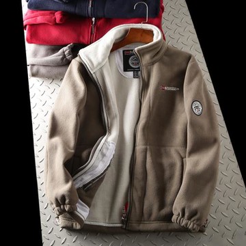 出挪威單 功能性戶外防寒 秋冬男士保暖搖粒絨抓絨衣外套夾克大碼