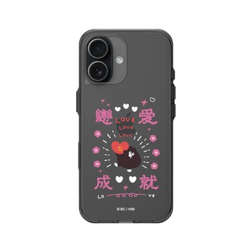 iPhone 17 Clear (相機按鈕) 酷墨灰 - 奧樂雞 Ology - 戀愛成就