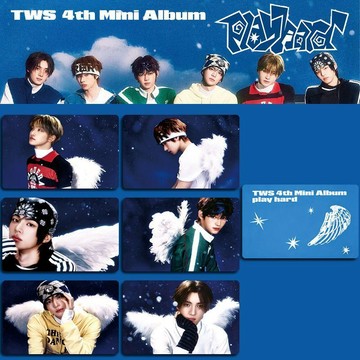 ⭐韓國代購正版⭐TWS 迷你4輯《 PLAY HARD》專輯小卡申惟金道勳周邊明星小卡