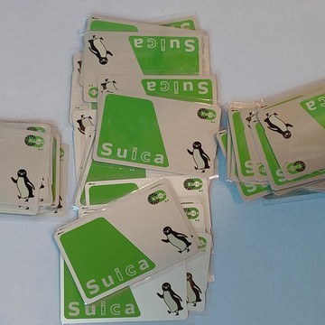 日本Suica卡西瓜卡｜交通卡suica卡全新未使用車站超商現貨可使用無包裝J1-38