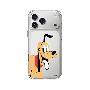 iPhone 17 Pro Max Clear Case（相機按鈕） 透明 - 迪士尼-米奇 Mickey - Look at the camera-布魯托