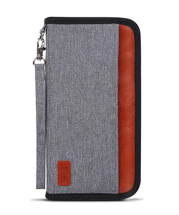 Anyshock【日本代購】護照包 智能科技防盜 電波遮斷/RFID材質 收納防水