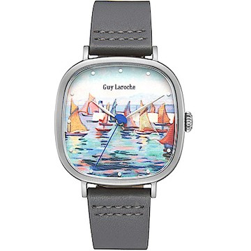 姬龍雪Guy Laroche Timepieces藝術系列腕錶-卡斯特蘭-戴西奧