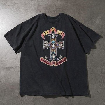 FREAK'S STORE GUNS N ROSES 前幅印花 圓領 T恤
