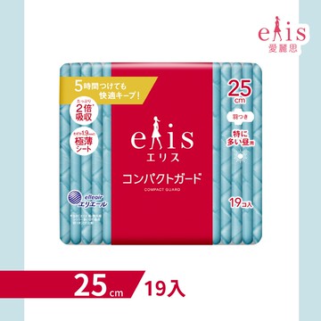 日本大王 elis愛麗思GO出色極致薄日用衛生棉25cm(19片/包)｜瘋加碼★滿額再享折扣
