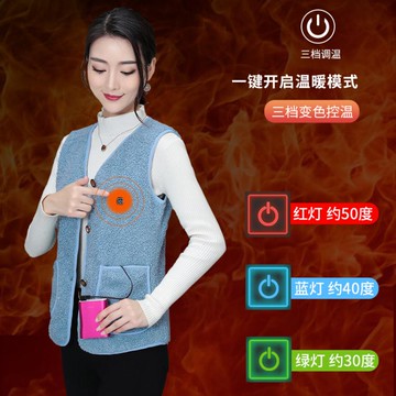 發熱外套 電熱馬甲女恒溫全身發熱衣服坎肩外套保暖usb充電背心自加熱馬夾 交換禮物全館免運