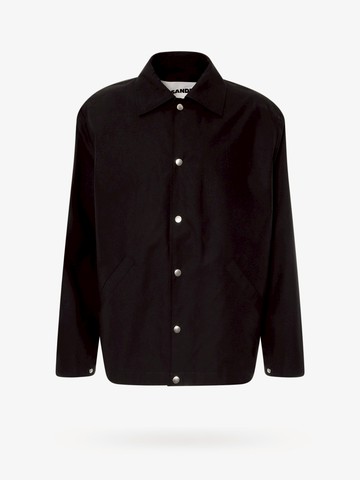 Cotton jacket with logo print - JIL SANDER - gender_Man