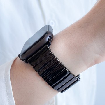 陶瓷錶帶 適用 Apple Watch S10 S9 8 7 6 5 SE 替換錶帶 41 45 46mm 蘋果手錶帶