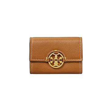 TORY BURCH Miller 迷你雙T logo翻蓋錢包 79394   (預購)【購物節優惠★菲尼斯 國際精品↘3折起】 女神手袋