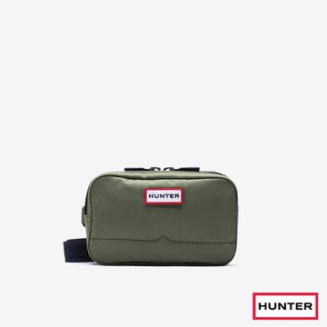 HUNTER - 尼龍Keeper方形信使小包-松果綠