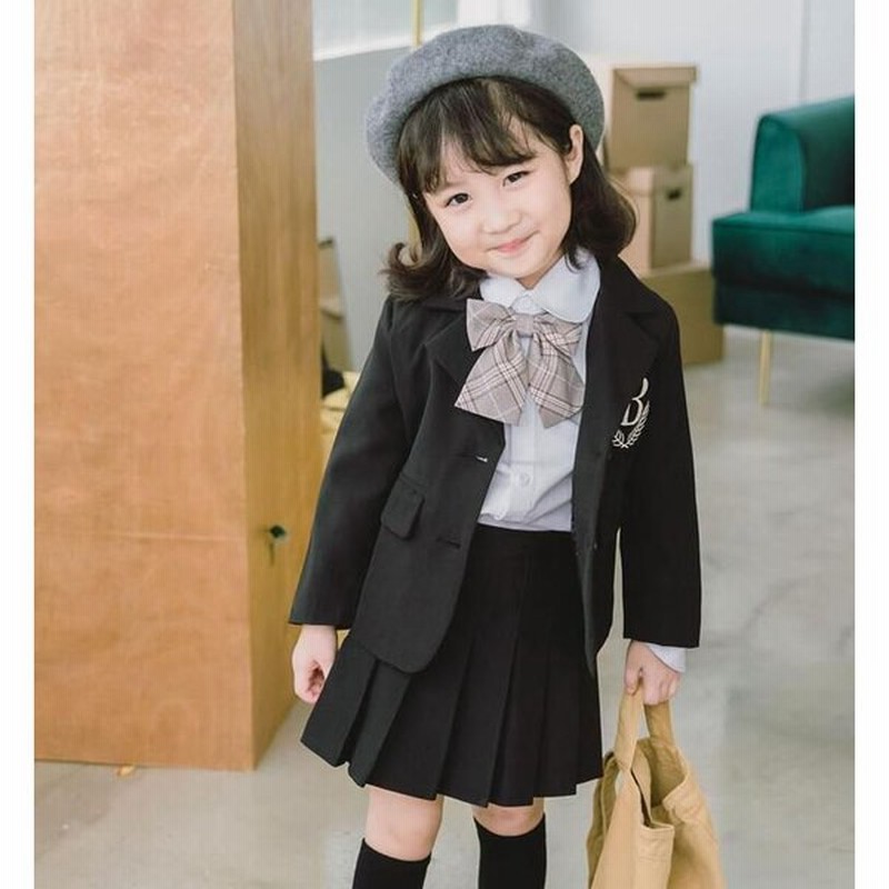 卒業式 スーツ 女の子 小学生 子供服 4点セット 卒業式服 小学校卒業式スーツ ジュニアスーツ お受験 卒服 フォーマルスーツ ブラックフォーマル 通販 Lineポイント最大get Lineショッピング