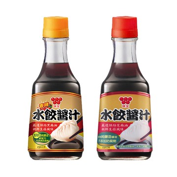 【蝦皮直營特選】味全 水餃醬汁-原味/香辣(230ml/瓶)