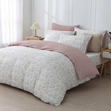 雙人兩用被套特大床包組/ 100%精梳純棉 / 純棉 / 蜜拉 [鴻宇] 台灣製 - C20139