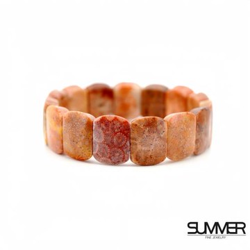 【SUMMER寶石】增強決策能力開智慧珊瑚玉手排 (18mm)