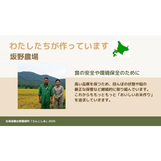 ふるさと納税 北海道 蘭越町 ＜令和5年産新米＞らんこし米（ななつぼし）　２ｋｇ（坂野農場）