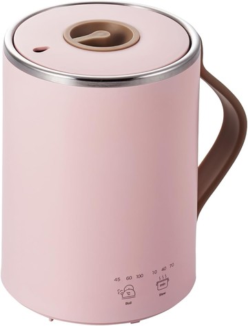 (3色可選) ELECOM HAC-EP02 快煮杯 快煮壺 馬克杯 熱水壺 350ml 3段溫度 保溫 日本必買代購