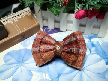 毛料香蕉夾 馬尾夾  髮飾