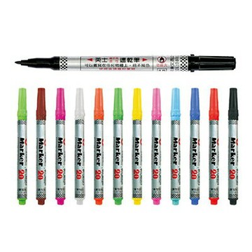 【文具通】ACE 新東 英士 Marker 20 細字用油性速乾筆[黑] A1310001【APP滿額下單10%點數(單一帳號最高1500點)】8/31止