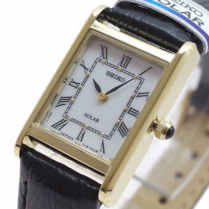 腕時計 レディース腕時計 セイコー Seiko 腕時計 レディース Sup250p1 クォーツ ホワイト ブラック ステンレス ケース レザー ベルト 通販 Lineポイント最大0 5 Get Lineショッピング