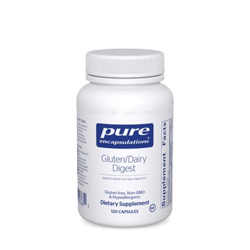 Pure Encapsulations Gluten-Dairy Digest 120 Capsules