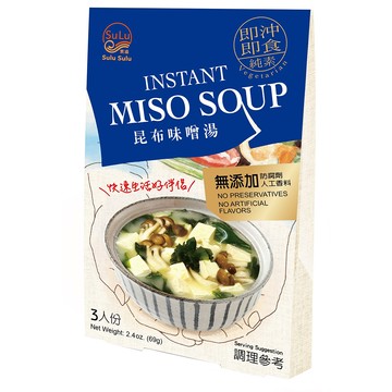 承昌食品 Sulu Sulu 素滷 昆布味噌湯 純素  69g  1個