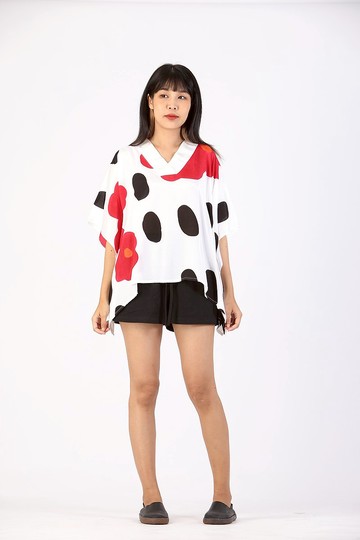 Poncho Cotton Silk - Free Size