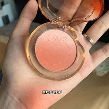 ✨臺灣出貨✨2024新款桃皮色腮紅自然啞光細閃細膩自然低飽和純欲風學生平價款