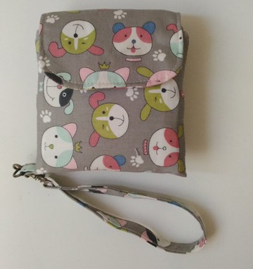 多用途手拿包  *文子手作*日本棉布