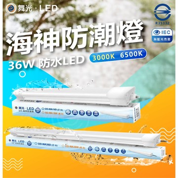 含稅 【舞光】 36W 4尺 18W 2尺 LED海神防潮燈 防水 壁燈 層板燈 支架燈 防潮 戶外燈具