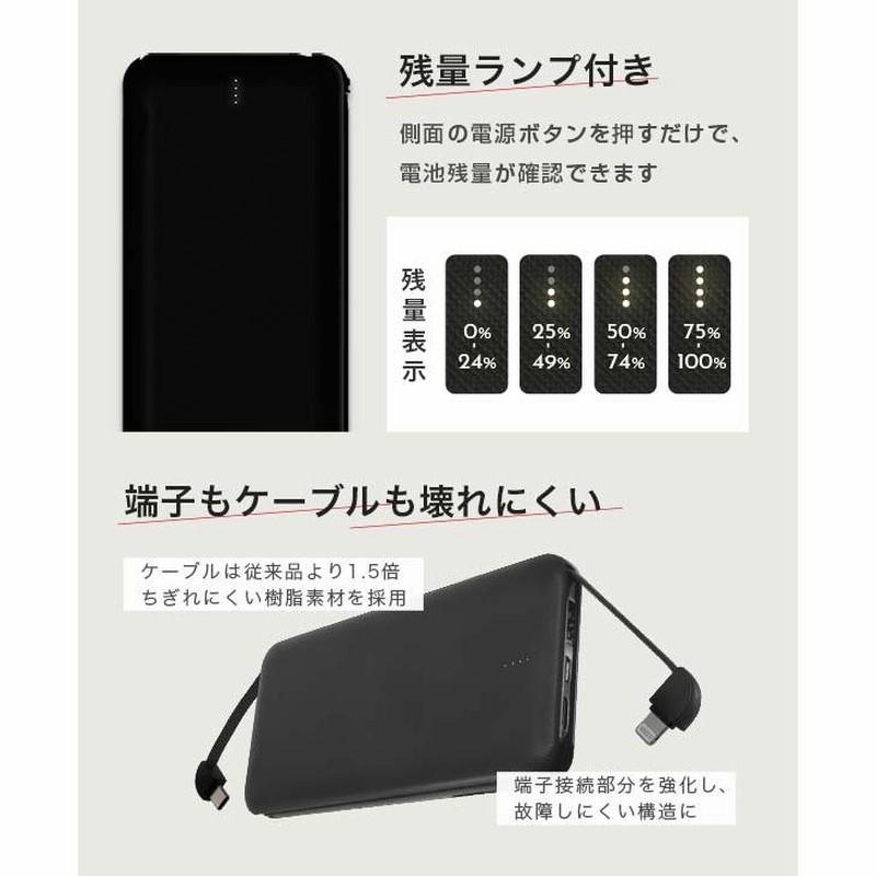 モバイルバッテリー iphone 小型 充電器 大容量 10000mAh 急速充電 PSE認証 3台同時充電 携帯充電器  iPhone/iPad/Android 名入れ 送料無料 Oshimoba E09 | LINEブランドカタログ