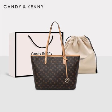 (免運)母親節禮物小c&k老花托特包包女式2025新款大容量復古印花單肩包