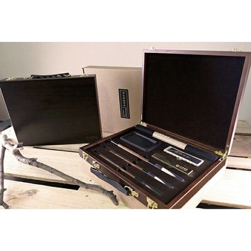 7117 - 【中華筆莊】時光筆墨書道禮盒(7入書法用品組合) - K-I08