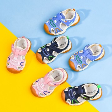 特惠🚀🚀✨寶寶鞋子1歲兒童涼鞋2男童3小童4幼兒軟底學步小孩男孩包頭夏季女