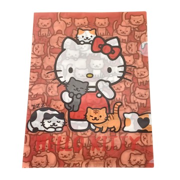 Sanrio 三麗鷗 凱蒂貓 資料夾 尺寸約31x22CM 聚丙烯材質  Hello Kitty 多色  1組