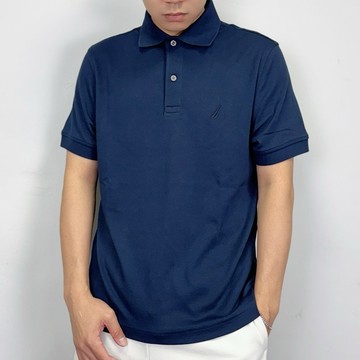 【New START精品服飾-員林】Nautica 電繡小Logo 素面 棉質 Polo衫 短袖上衣