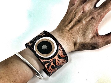 POPO-皮革藝術手環(獨創)