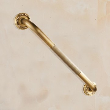 工廠直銷 特惠/免運 開立發票 扶手 樓梯扶手 衛生間扶手 浴室扶手 樓梯間扶手 浴室安全扶手 歐式衛生間拉手廁所防滑馬桶銅老人扶手仿古52cm