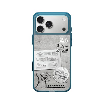 iPhone 17 Pro Max Clear (相機按鈕) 夜幕藍 - 24 Hours of Le Mans - 24H - Vintage