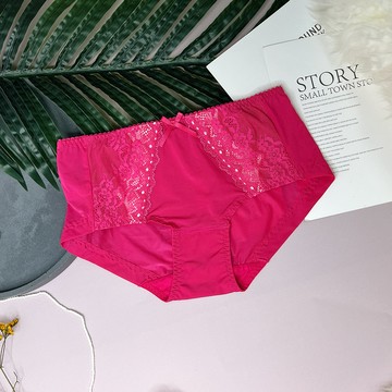 【瑪登瑪朵】無敵美G  低腰平口無痕內褲(莓果粉)